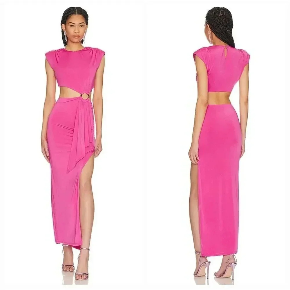 NEW- NWOT Lovers + Friends Hot Pink Encore Dress XS